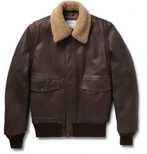 jaket kulit bomber A2