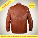 jaket kulit sulam belakang buatan Enjoy Leather Garut