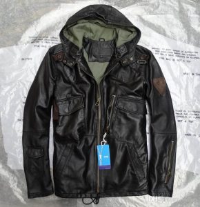 jaket kulit us army hoodie