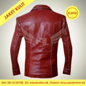 Jaket Kulit Pria Model ELJKP02c
