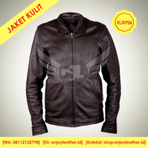 Jaket Kulit Pria Model ELJKP06a