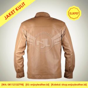 Jaket Kulit Pria Model ELJKP07b