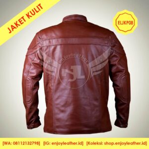 Jaket Kulit Pria Model ELJKP08b