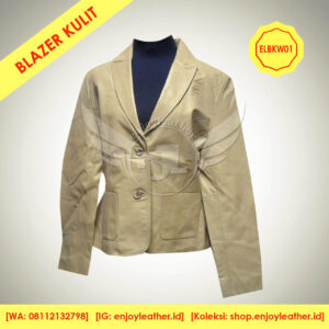 Blazer Kulit Wanita Model Elbkw01a 