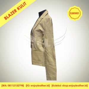 Blazer Kulit Wanita Model Elbkw01b 