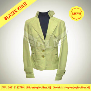 Blazer Kulit Wanita Model Elbkw03a 